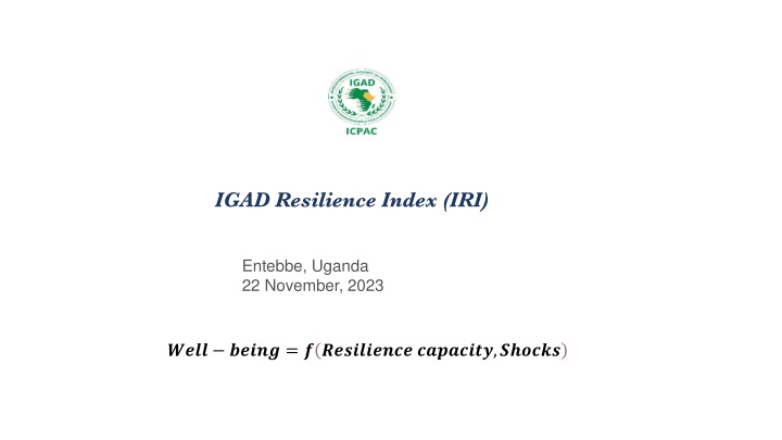 igad resilience index iri