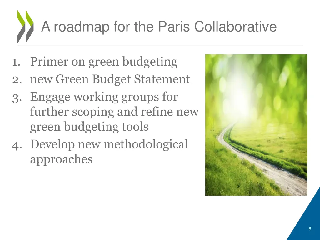 a roadmap for the paris collaborative
