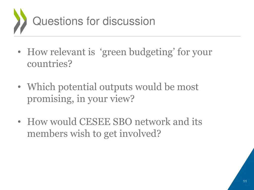 questions for discussion