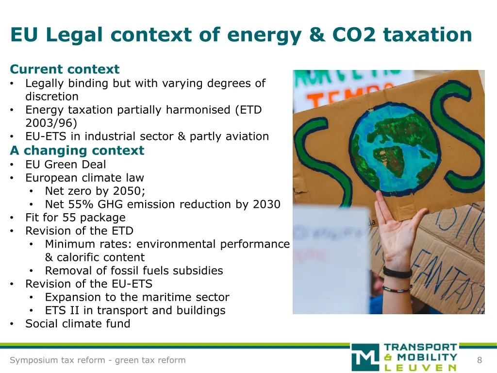 eu legal context of energy co2 taxation