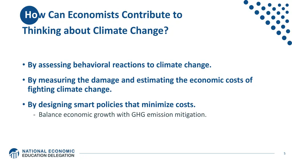 how can economists contribute to thinking about