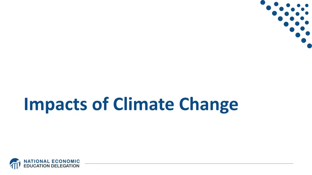 impacts of climate change