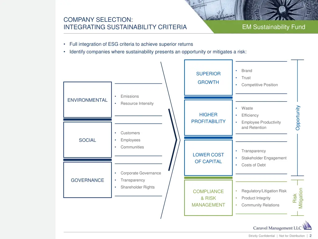 company selection integrating sustainability 1