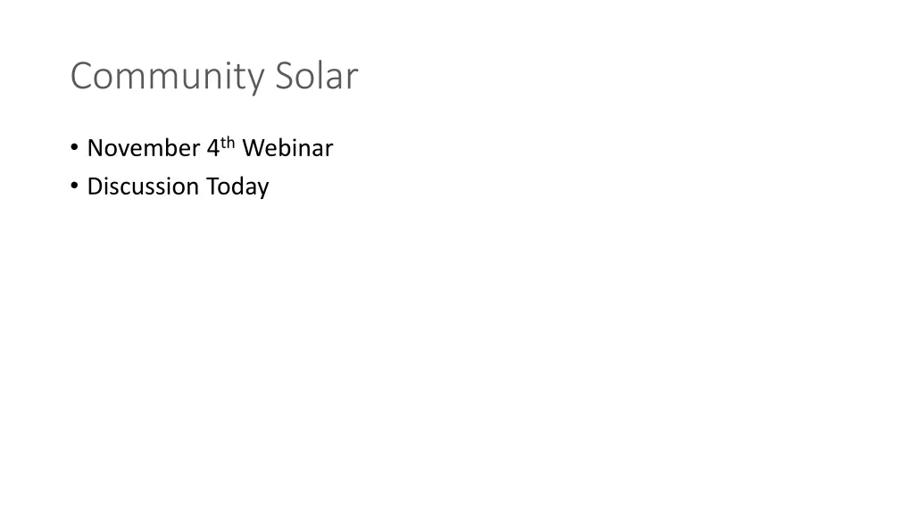 community solar