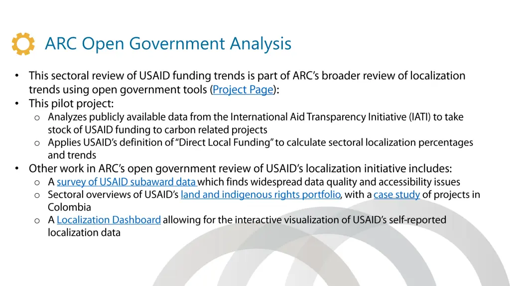 arc open government analysis