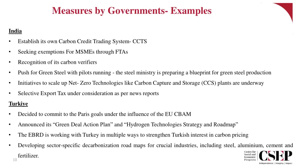 measures by governments examples