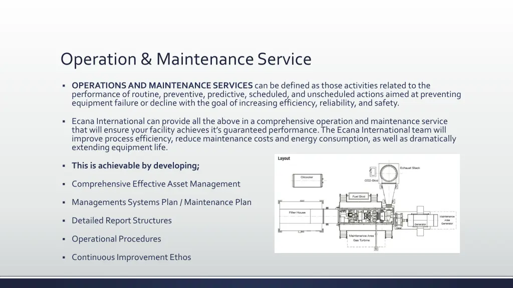 operation maintenance service