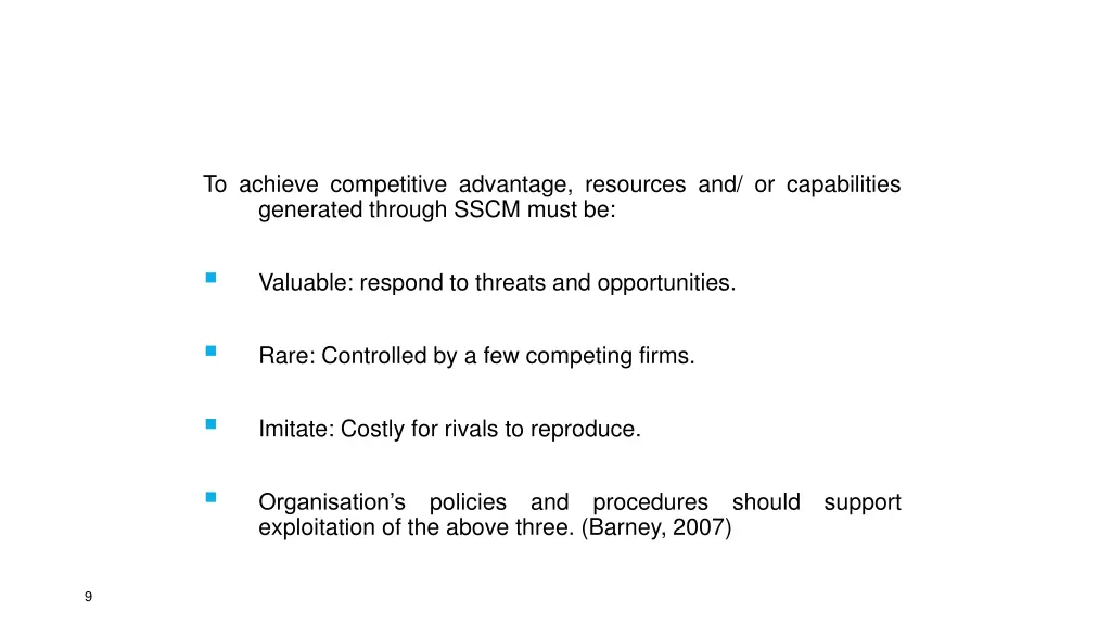 unit 5 2 analysing sscm competitive advantage