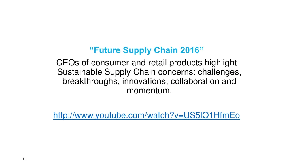 video what do business leaders think about supply
