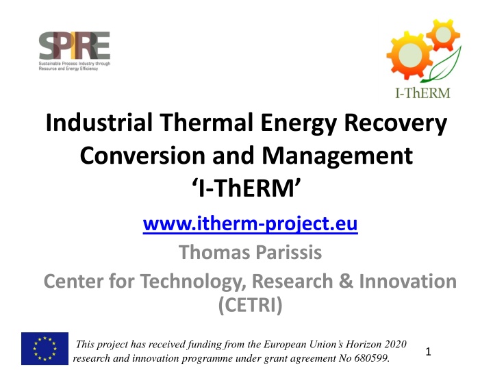 industrial thermal energy recovery conversion