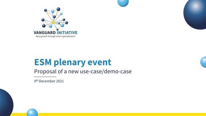 esm plenary event proposal of a new use case demo