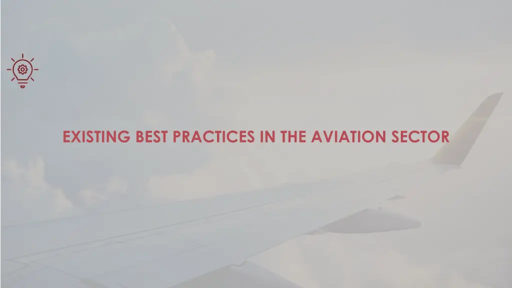existing best practices in the aviation sector