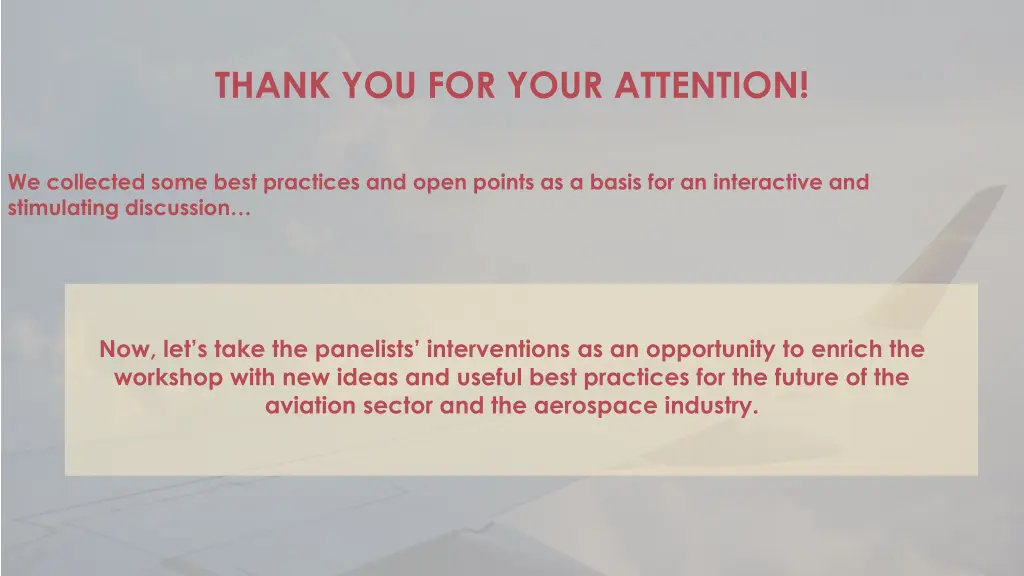 thank you for your attention