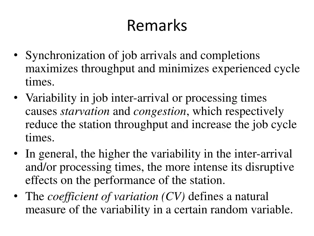 remarks