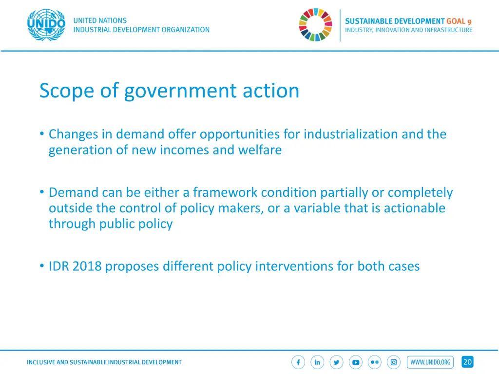 scope of government action