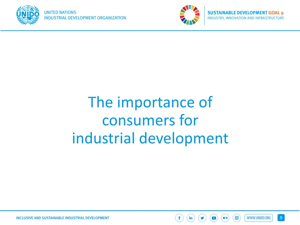 the importance of consumers for industrial