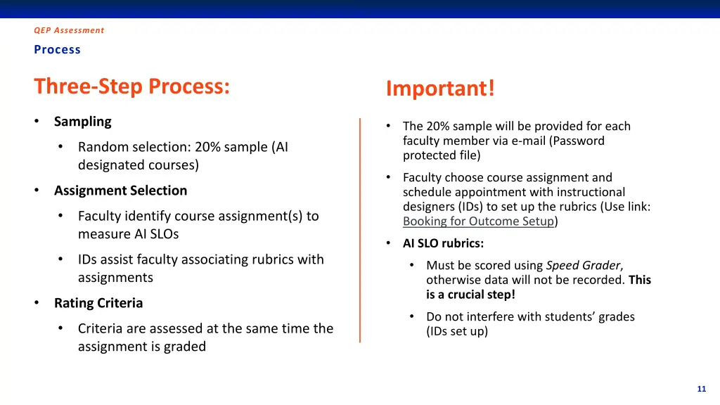 qep assessment 2