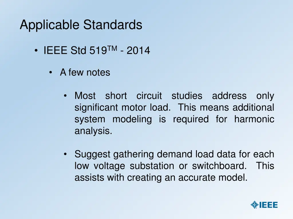 applicable standards 10