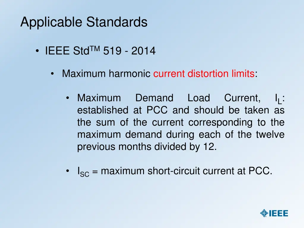 applicable standards 2