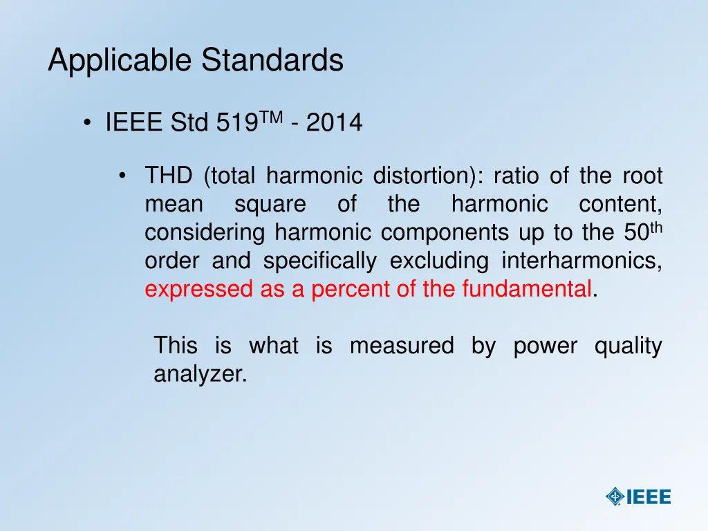 applicable standards 6