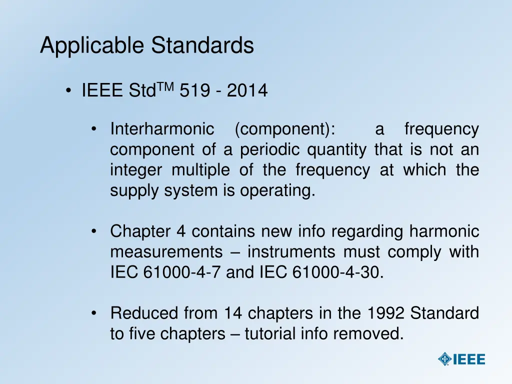 applicable standards 9