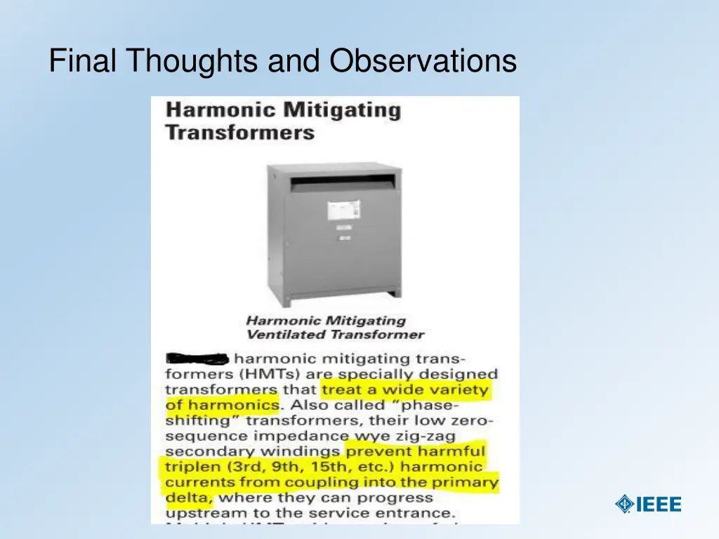 final thoughts and observations 1