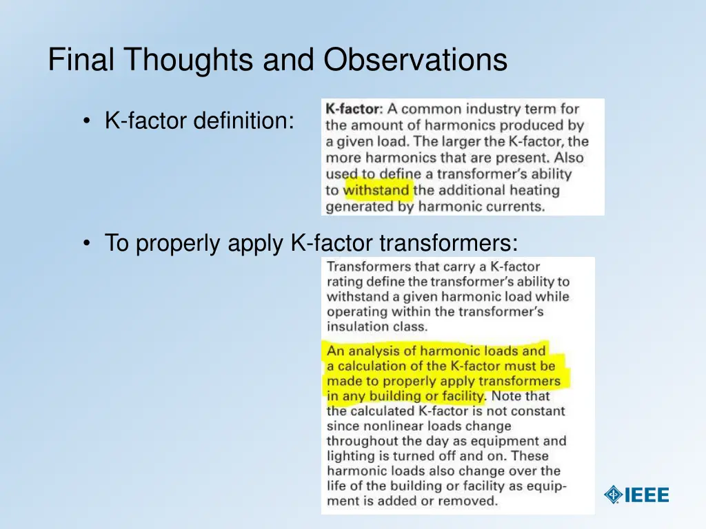 final thoughts and observations 2