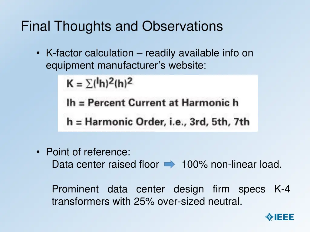 final thoughts and observations 3