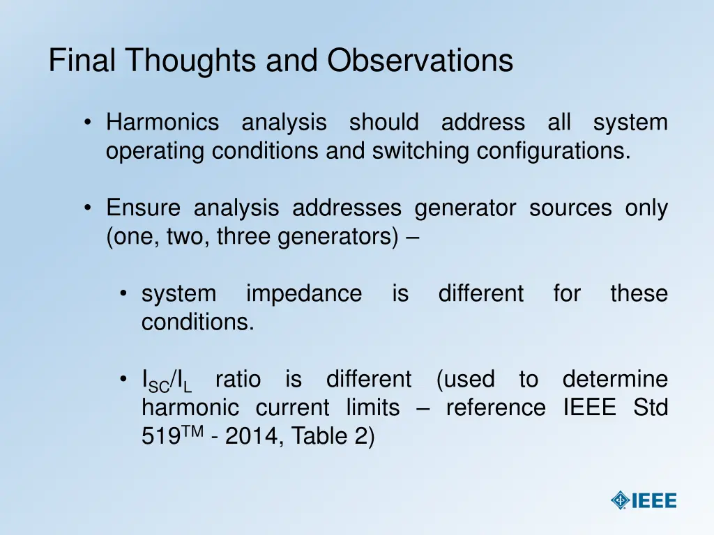 final thoughts and observations 6