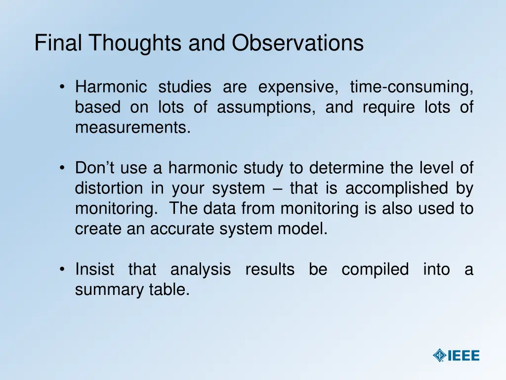 final thoughts and observations 7