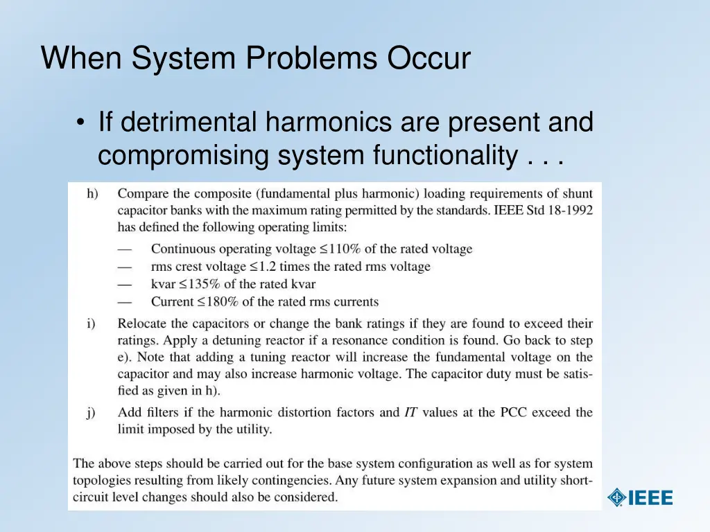when system problems occur 3