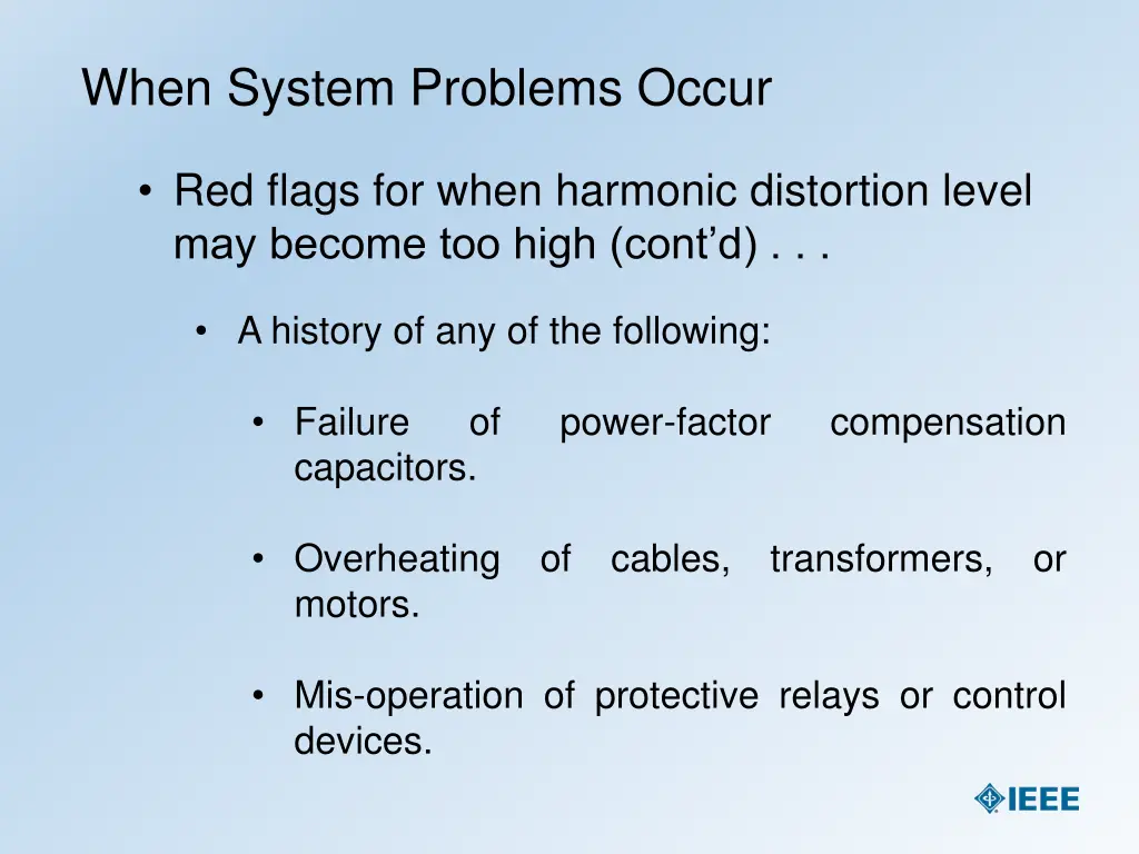 when system problems occur 6