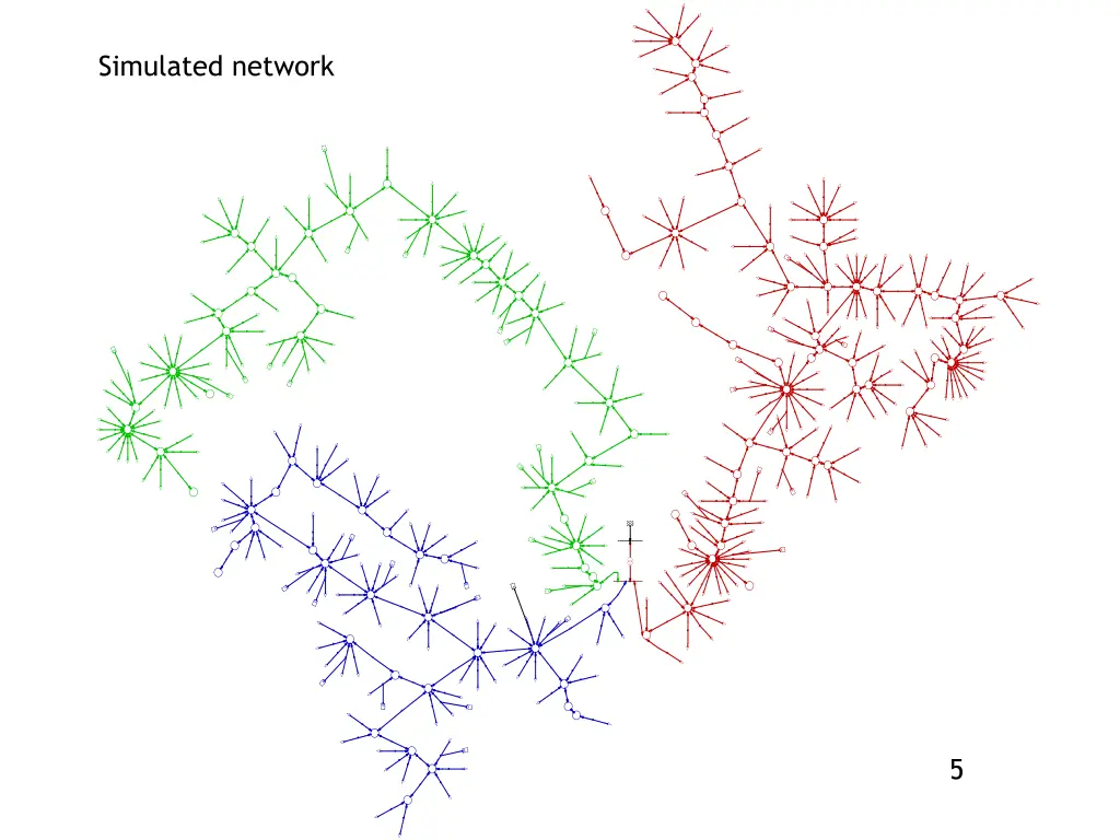 simulated network