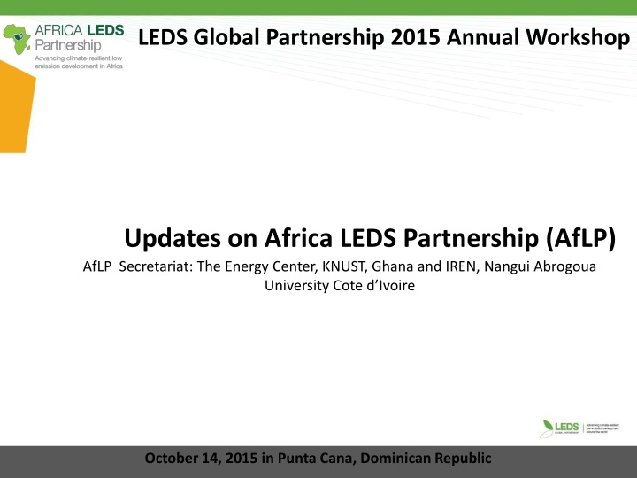 leds global partnership 2015 annual workshop