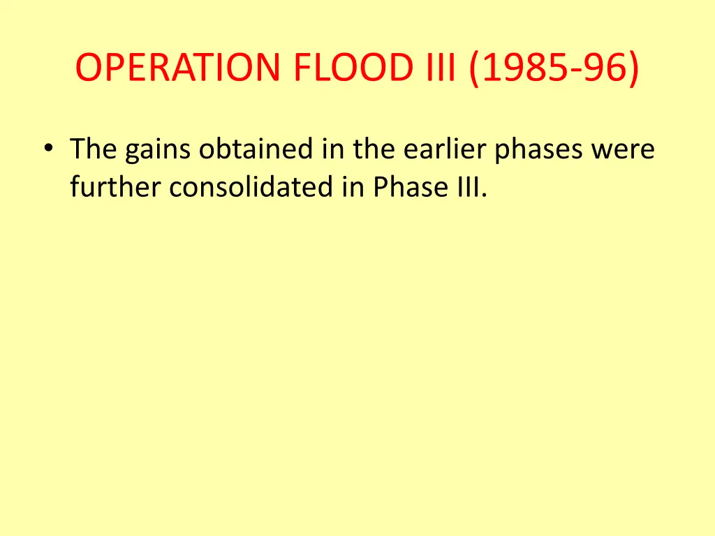 operation flood iii 1985 96