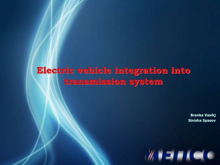 electric vehicle integration into transmission