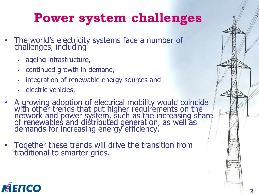 power system challenges
