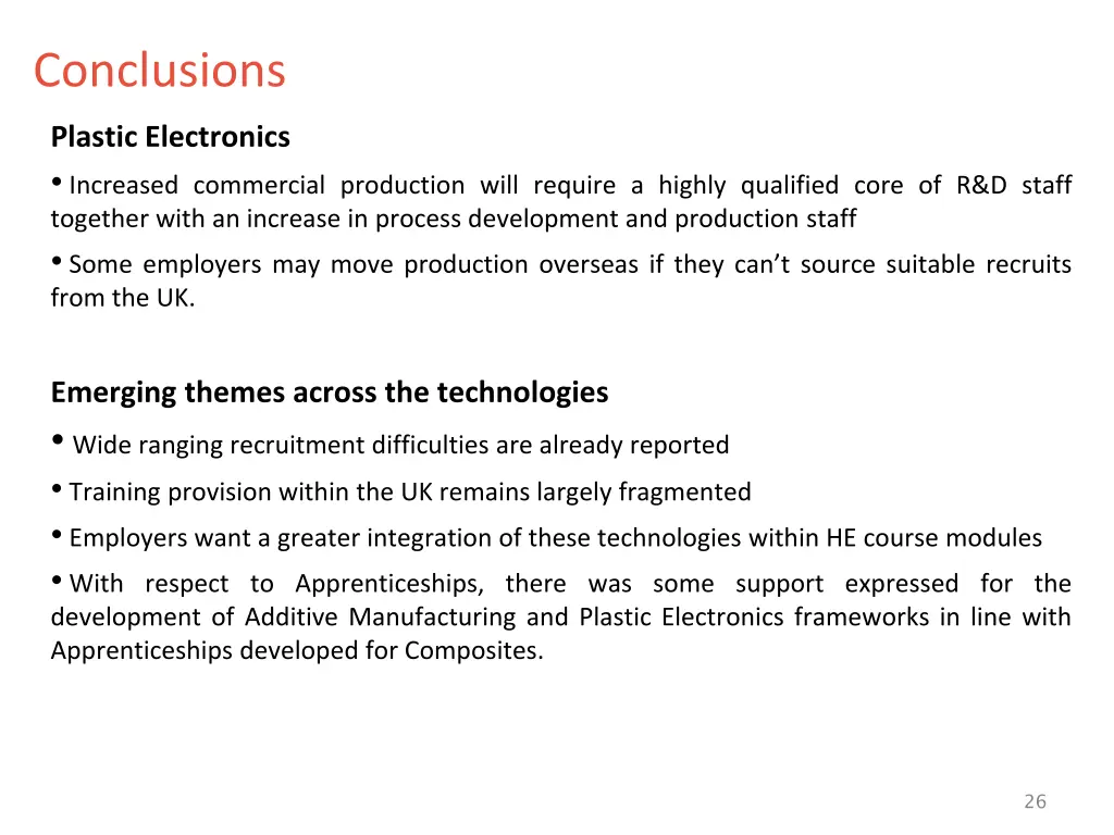 conclusions 1