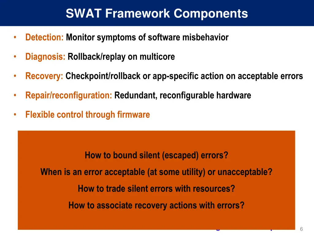 swat framework components 1