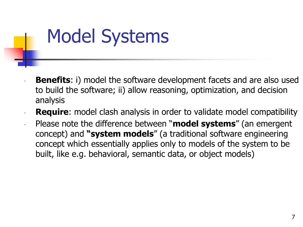 model systems