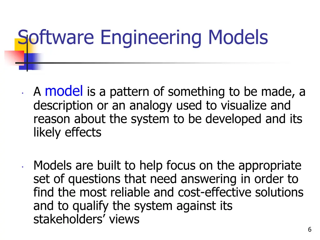 software engineering models