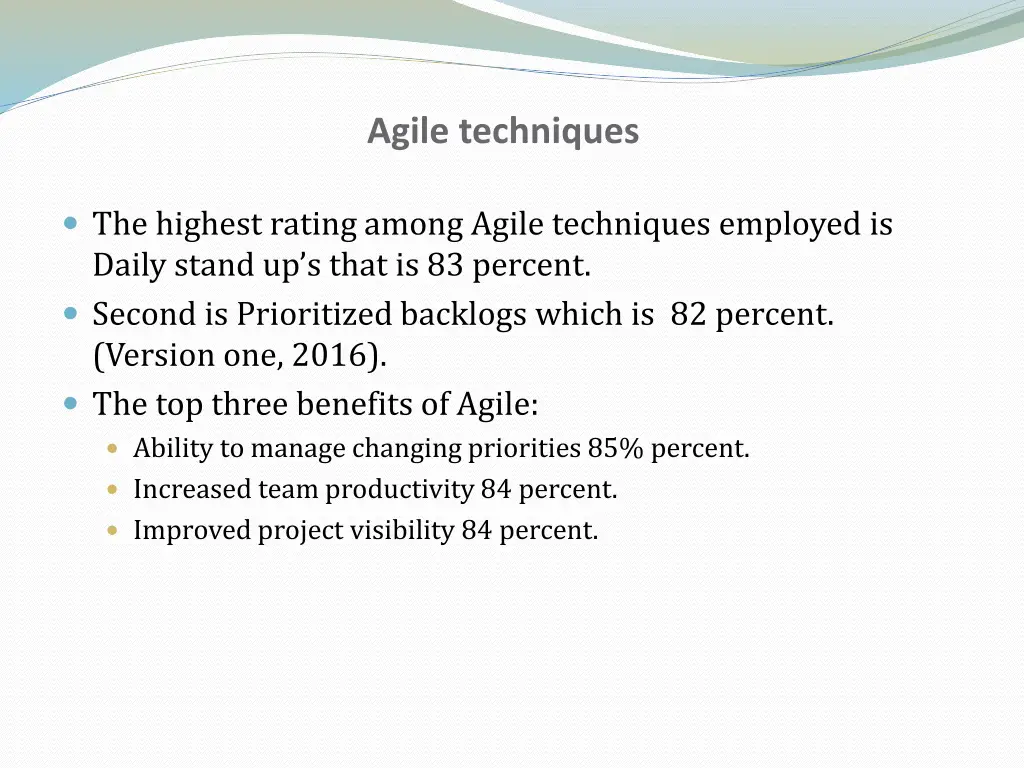 agile techniques