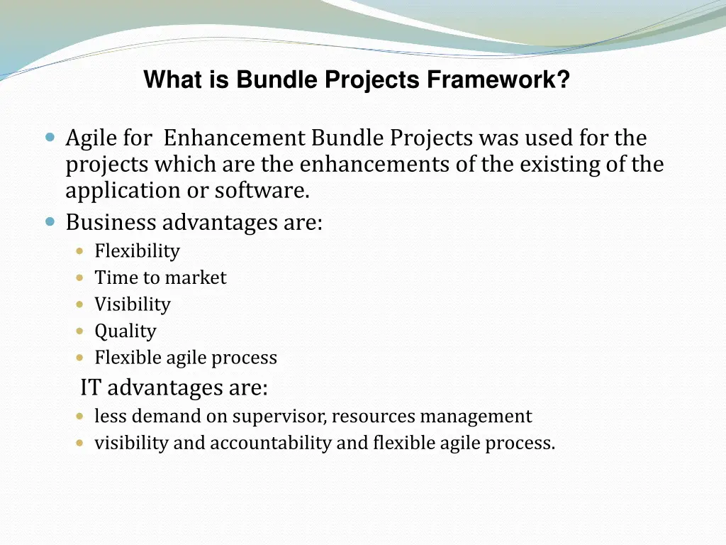 what is bundle projects framework