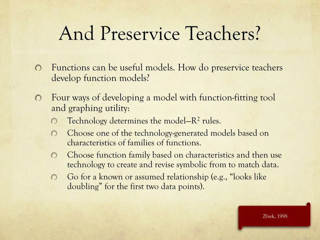 and preservice teachers