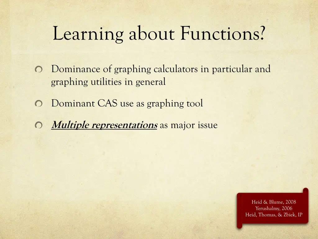 learning about functions