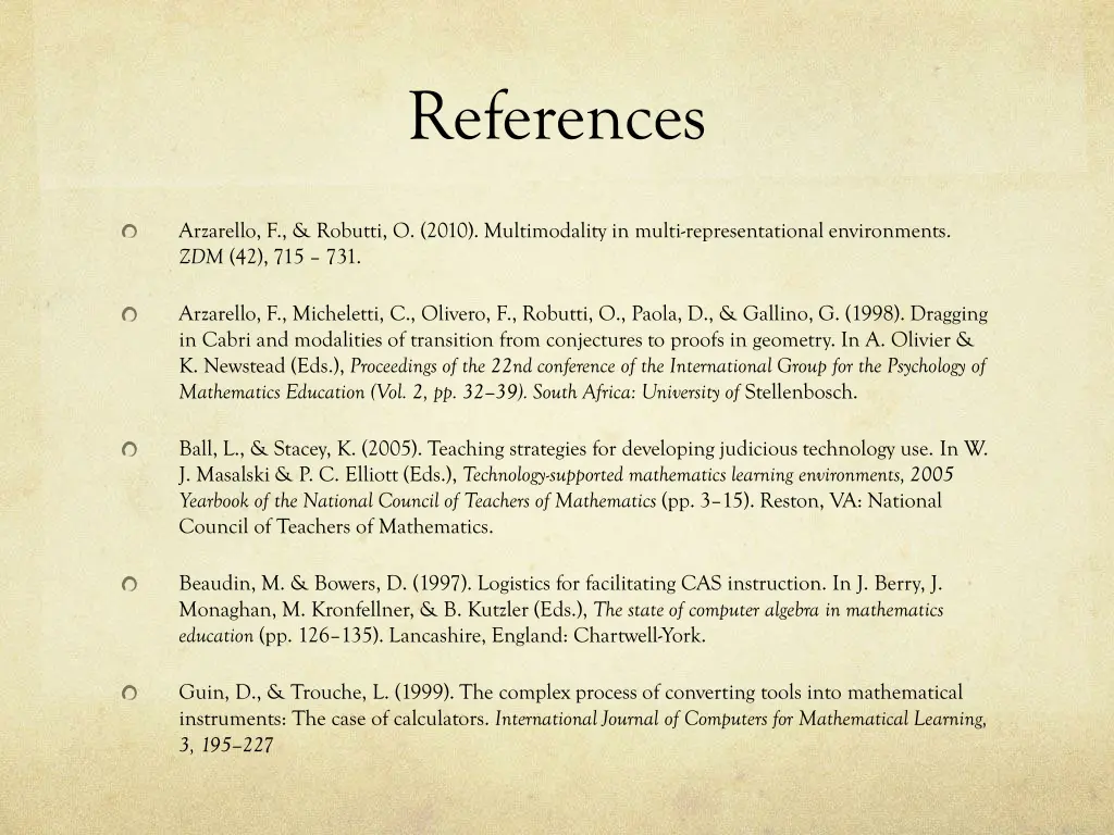 references