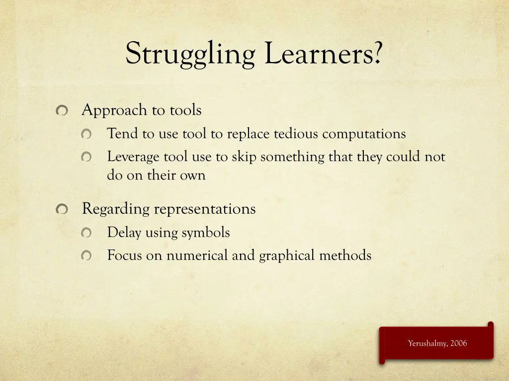 struggling learners