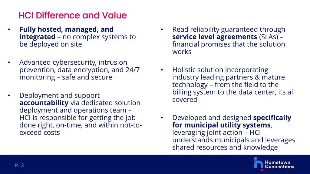 hci difference and value hci difference and value