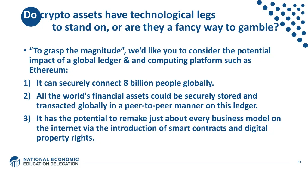 do crypto assets have technological legs to stand 3