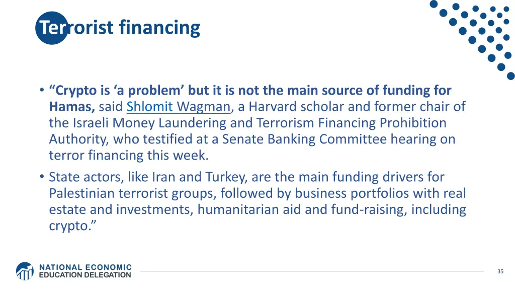 terrorist financing